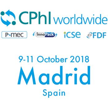 CPHI MADRID (SPAIN) 09-11 OCTOBER 2018