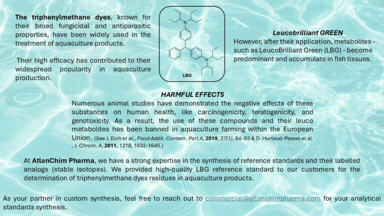 Synthesis of reference standards and their labelled analogs (stable isotopes)